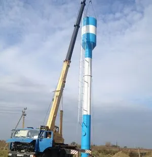 фото Водонапорная башня системы «Рожновского» БР50 х 18, диаметр ствола 1,2
