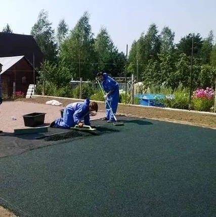 Фото №0 Бесшовные резиновые полы