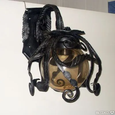 Фото №0 Фонарь кованый №4