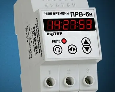 фото Программируемое реле времени ПРВ-6н (недельный режим)