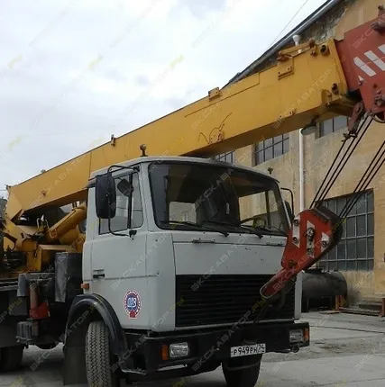 Фото №0 Аренда автокрана (автомобильного крана) Ивановец КС-35714, Екатеринбург