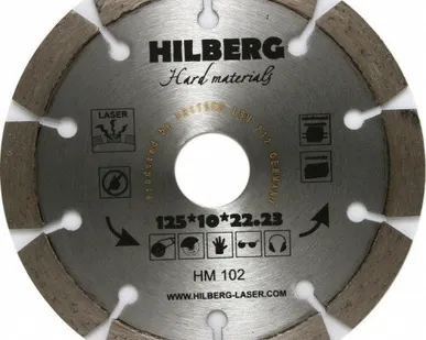фото Диск алмазный HILBERG HARD materials laser 125*22.23