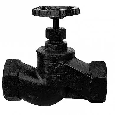 Фото №0 Клапан (вентиль) запорный 15ч18п CI Dy 25 Ру 16 муфтовый