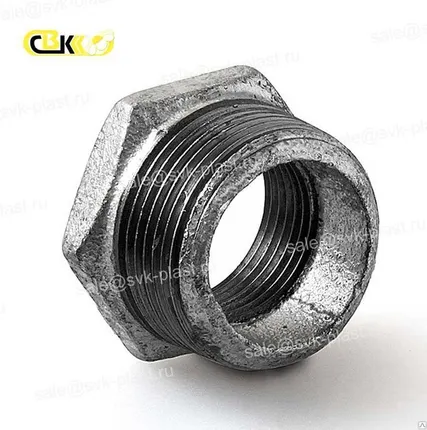 Фото №0 BRENNEN Футорка НР/ВР (оцинк.) 1 1/2"х3/4"