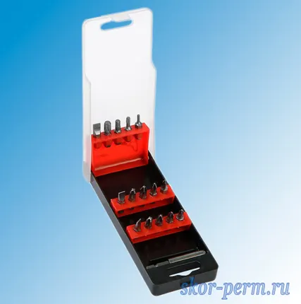 Фото №1 Биты набор (16 предметов 25 мм с магнитным адаптером) Top Tools