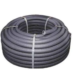 фото Труба гофрированная FRHF d25мм с протяжкой черн. (уп.75м) Plast PROxima EKF FRHF-25