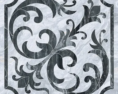 фото Декор Vitra Bergamo Класический Микс Холодная гамма K946620LPR 60x60 см