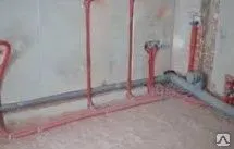 фото Штроба 40 мм под сантехтрубы (штукатурка)