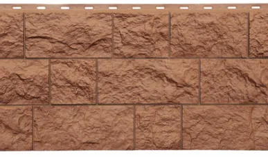 фото Фасадная панель Docke Fels Терракотовый