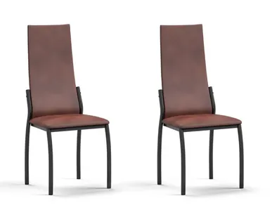 фото Стул АСТИ NEW 2 шт. экокожа Табак, черный