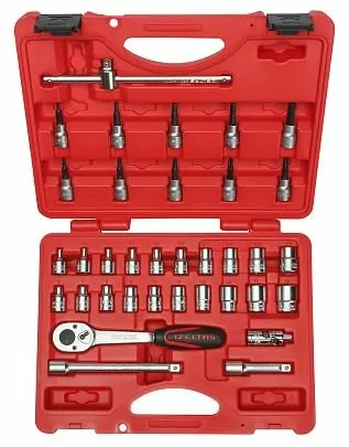 Фото №0 Набор торцевых головок 3/8", 35 предметов, IZELTAS, 14000005135