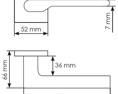 фото Ручка на розетке MORELLI Mercury MH-53-S6, 2 шт., штифт 105 мм, универсальная
