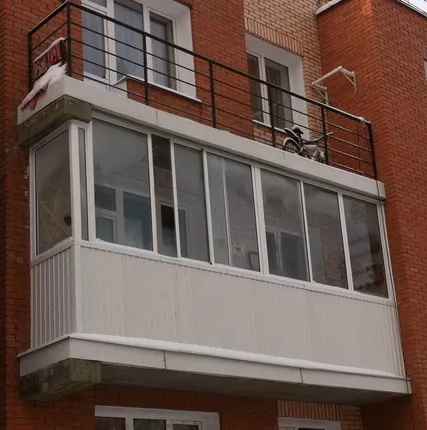 Фото №0 Балкон алюминиевый