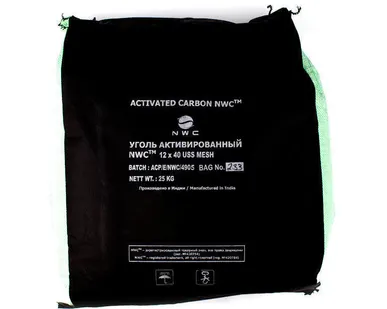 фото Сорбционно-фильтрующий материал NWC активированный уголь 12*40 50л