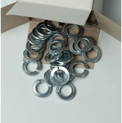 Фото №0 Шайба гроверная оцинкованная М10 DIN127 50шт