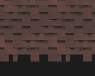 фото Черепица гибкая Docke PREMIUM Генуя Зрелый каштан (3 м2 / упак)