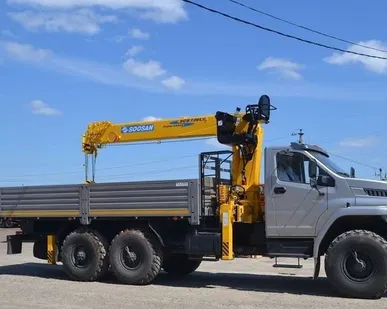 фото УРАЛ NEXT 4320 с КМУ SOOSAN SCS 736 LII верхнее управление