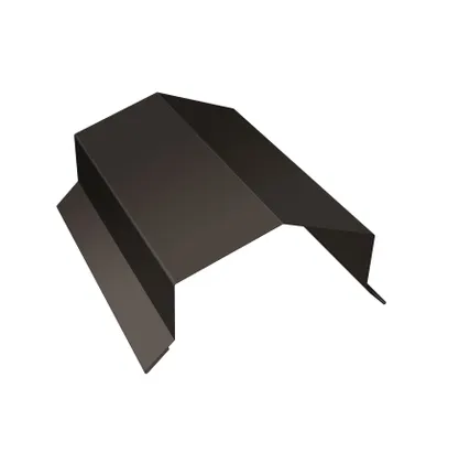 Фото №0 Парапетная крышка угольная 200мм 0,45 PE с пленкой RR 32 темно-коричневый