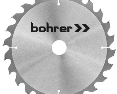 фото Диск пильный по дереву для болгарки 125*24*22,2*16 Bohrer (быстрый рез)