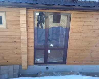 фото Алюминиевые двери