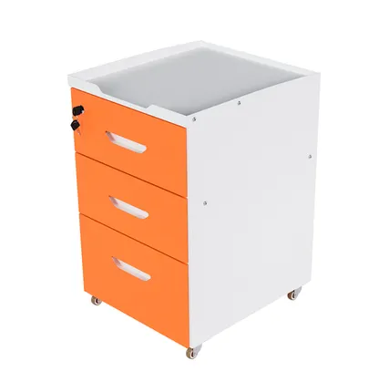 Фото №0 Тумба лабораторная ТУМБА 1.2 (белый-оранж)