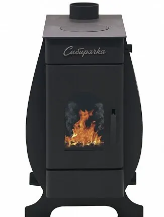 Фото №0 Печь отопительная Сибирь Сибирячка-6 (нерж. сталь)