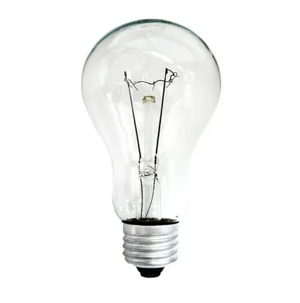 Фото №0 Лампа накаливания прозрачная 200Вт Е27 ЛИСМА