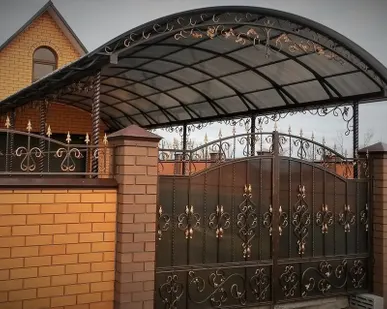 фото Кованые навесы