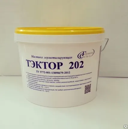 Фото №0 Мастика полиуретановая Тэктор 202 ведро 12,5 кг