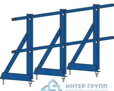 фото Ограждение ECONOM d-25 (круг) H-600/3,0м универ ТУ