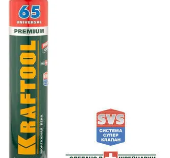 фото Монтажная пена KRAFTOOL KRAFTFLEX PRO 65, профессиональная, всесезонная, 85