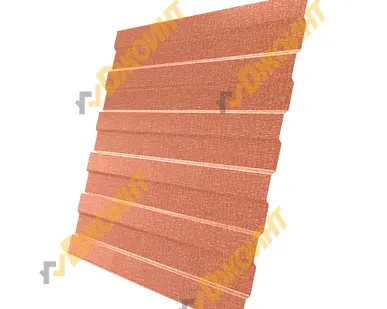 фото Профнастил С-10 0,5 TEXTURVIK RAL 8004 терракотовый