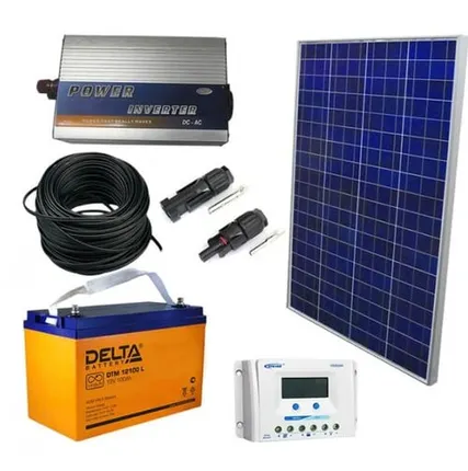 Фото №0 Солнечная электростанция 1кВт*ч в сутки