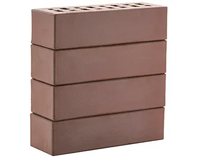 фото Кирпич ЛСР Мюнхен гладкий клинкерный коричневый M300 250*85*65 мм