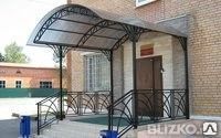 Фото №0 Навес над крыльцом