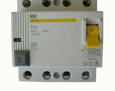 фото УЗО ИЭК ВД1-63 4P 25А 30мА