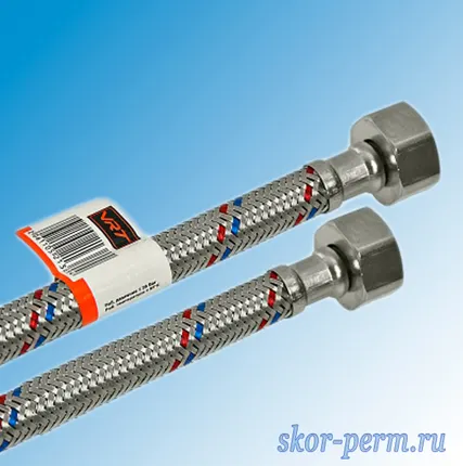 Фото №1 Подводка для воды 1/2&quot; г/г 50 см