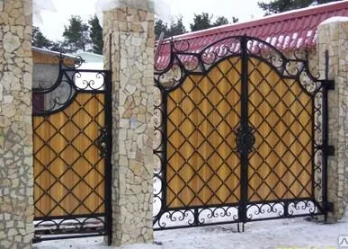 фото Кованые ворота