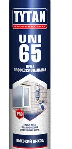 фото Tytan Professional 65 UNI пена монтажная профессиональная 750 мл. летняя