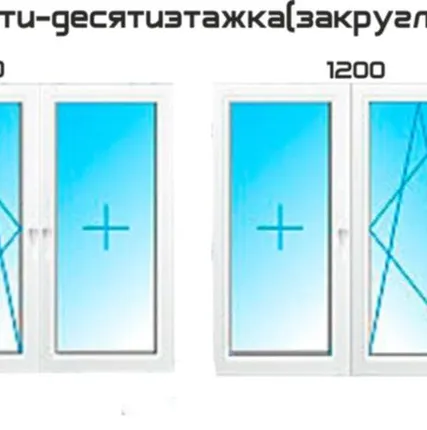 Фото №0 Остекление лоджии в 9-ти, 10-ти этажном домах (закругление сверху)