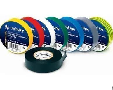 фото Изолента ПВХ красная 15мм х 20 м Safeline