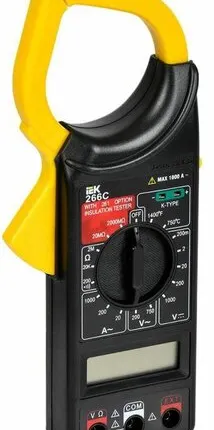 Фото №0 Клещи токоизмерительные Expert 266C IEK TCM-1C-266
