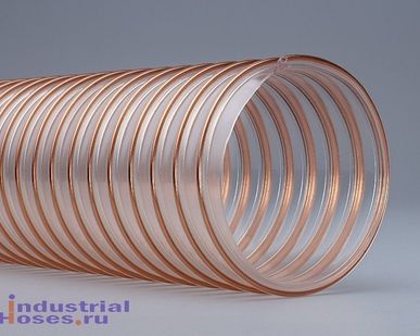 фото Полиуретановый шланг абразивостойкий FLEXADUX P1 S PU SE-A диаметр 140 мм