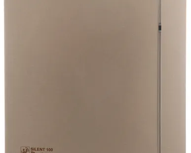 фото Осевой накладной вентилятор SILENT 100 CRZ Design Champagne-4C c таймером Soler&Palau