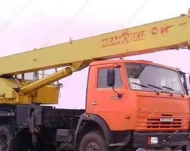 фото Аренда автокрана (автомобильного крана) Ивановец КС-45717K-1, Казань