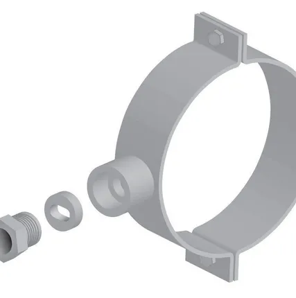 Фото №0 Хомут для ввода кабеля в трубу