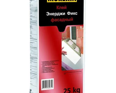 фото Клей Энерджи FIX для пенополистирола (для фасадных систем)