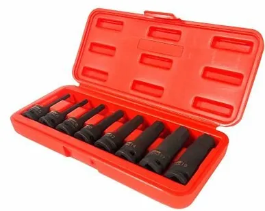 фото НАБОР ГОЛОВОК 1/2" УСИЛ ВН ШЕСТИГР 8ПР