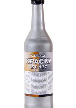 Фото №0 Краска Лакра БТ-177 серебрянка, 0,5 л
