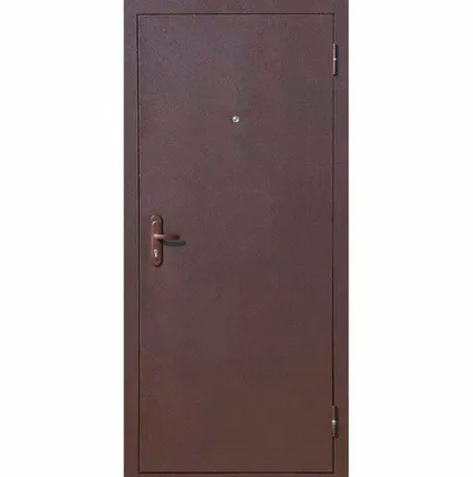 Фото №0 Дверь входная Прораб / Стройгост 5 (Феррони) металл/металл, Антик медь 2060х860мм, ПРАВАЯ